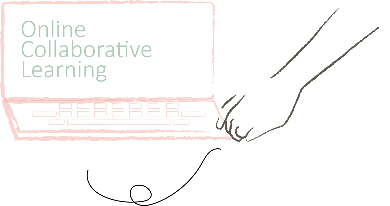 Individual on computer